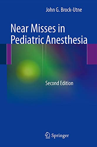 Buy Near Misses in Pediatric Anesthesia — BookShops.in