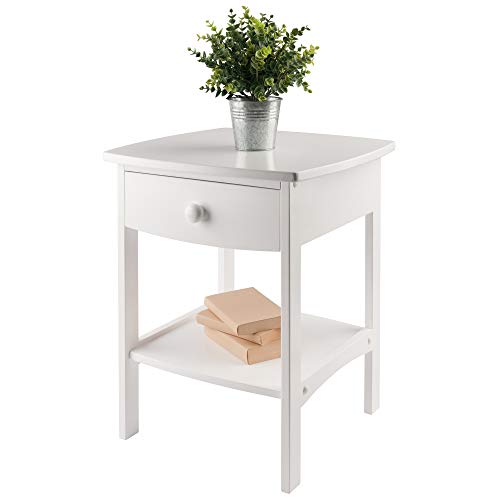 Winsome Wood Claire Accent Table, White #TOP6