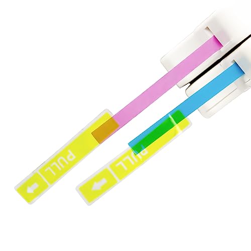 dental polishing strips 6mrolls tooth sandpaper dental finishing strips dental polishing strip holder stainless resin tooth interdental grinding tool-pink 25mm