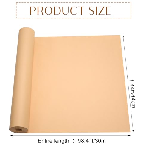 Nappe rectangulaire jetable kraft marron Oudain 137x274 cm lot de 6