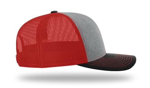 Image of Richardson 112 Trucker Hat - Premium Blank Baseball Cap, Adjustable Snapback Hat - Structured Six Panel Richardson Blank Hats
