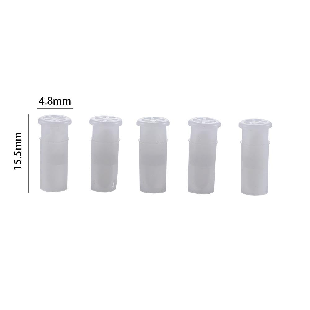 Kopida 100 Pcs Squeaker Reed Shoes Toy Repair Noise Maker Insert Replace, Plastic Toy Whistle DIY Accessories