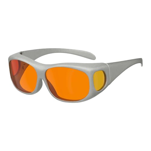 Image of Eyekepper 100% Blue Light Blocking Fit Over Glasses for Improve Sleep, Blue Light Glasses for Women Men Nighttime, Computer Protection Eyewear - Silver