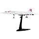 Liseng 1/200 Concorde Überschall Passagierflugzeug Air British Model für Zuhause Büro Bücherregal Sammlerstück Dekoration