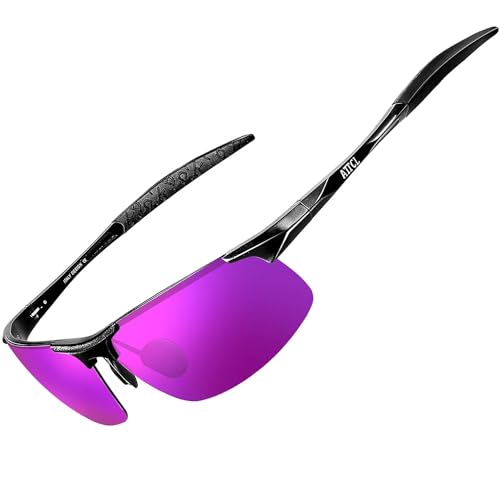 ATTCL Men's Fashion Driving Polarized Sunglasses for Men Fishing, cycling, and golf - Al-Mg metal Ultralight Frame