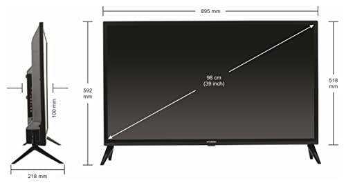 Image of Hyundai 98 cm (39 inches) HD Ready Smart LED TV SMTHY40HD52TYW (Black)