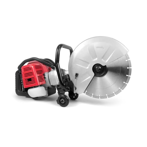 MSW Scie à béton - thermique - 2500 W - profondeur de coupe 120 mm Découpeuse à disque Tronçonneuse à béton