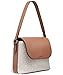 Calvin Klein Millie 2 in 1 Flap Shoulder Bag & Crossbody, Vanilla/Khaki/Caramel, One Size