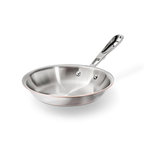 All-Clad Copper Core 5-Ply Stainless Steel Fry Pan 8 Inch Induction Oven Broiler Safe 600F Pots and...