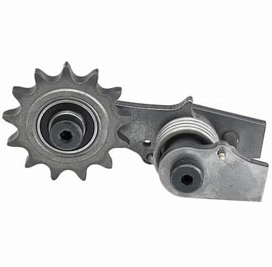 Monstercraftsman Motorcycle Chain Tensioner - Weld-On 530 Sprocket Chain Tightener for Custom Chopper, Bobber, Cafe Racer Builds - Pin Stop Design with Raw Steel Construction & Stainless Hardware