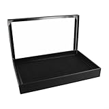Boîte de rangement multifonction : fabriquée en matériau, cette boîte de présentation pour bagues dispose de 100 emplacements pour contenir jusqu'à 100 bagues. La coque en plastique transparent protège la bague de bijoux de la poussière et met en valeur votre collection, ce qui facilite le choix de la bague parfaite pour toutes les occasions.