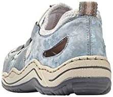 Rieker Women's L0561-12 Low-Top Sneakers Blue (Adria/Heaven/Silverflower 12) 3.5 UK | Image 1