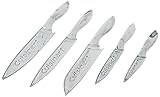 Cuisinart C55-10PWM Advantage Ceramic-Coated Faux Knife Set, 10 PC, Marble