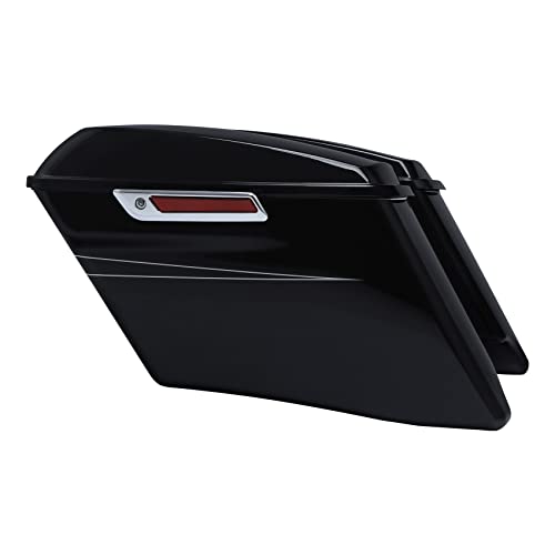 Alforjas rígidas HR3 Vivid Black (Pinstripe) de 4 pulgadas estiradas, compatibles con Harley Road Glide Special FLTRXS y Street Glide Special FLHXS (2015-2016) miniatura 3