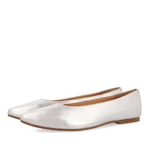 Ballerines dorées en peau Gioseppo pour illuminer vos tenues de bureau