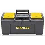 Stanley STST19410 One-Latch Toolbox, 19-Inch, Black