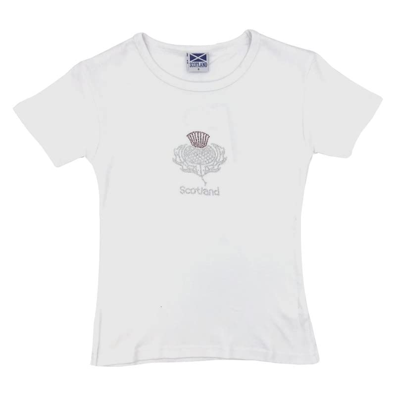 T-shirt en coton pour femme BRAW Clans motif écossais authentique