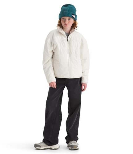 Image of THE NORTH FACE Girls Reversible Shasta Full Zip Jacket | Puffer Coat With Synthetic Insulation, Fleece Lined, Water Repellent