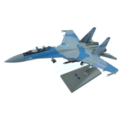 Modelo de avión Su35 escala 1:72 en aleación militar para exposición de coleccionistas