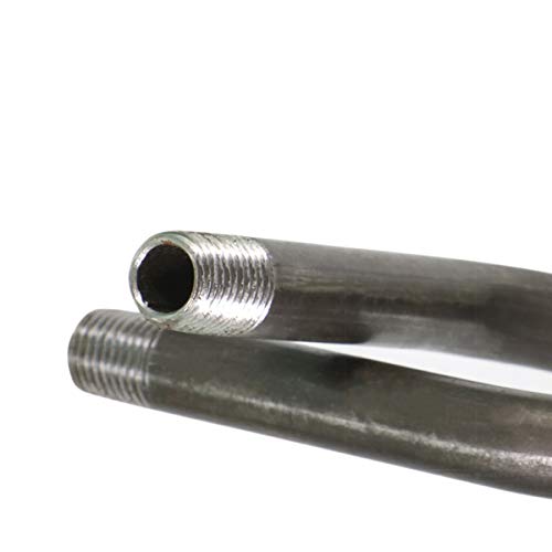 Tuyau queue de cochon Midline Valve CMQU0014-5 en acier noir robuste 1/4" MIP - 3