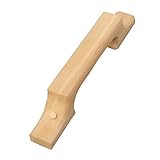 Wooden Western Red Cedar Sauna Door Handle (12" x 1.5" x 2.25") for Interior or Exterior use on a Sauna Door or Any Door, to be Mounted with Screws, Includes Cedar Buttons