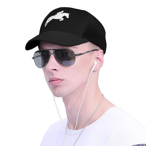 Horse Show Jumping Bonnets Curved Brim Mesh Baseball Cap Casual Sun Hat Unisex4