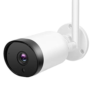 Draaibare 1080P IP-intercomcamera, waterdichte wifi PIR-webcam voor buiten, met ingebouwde luidspreker en microfoon…