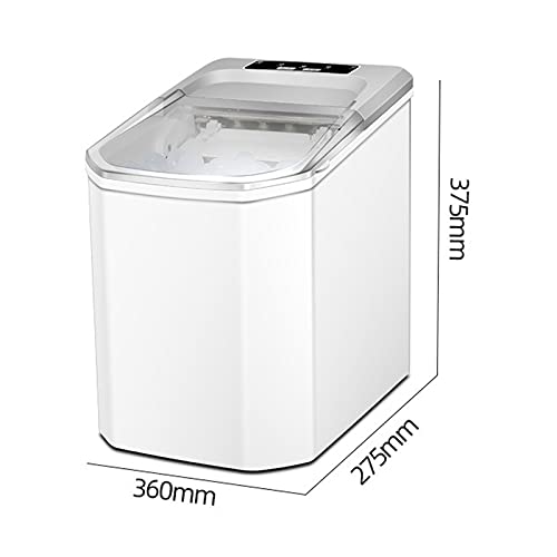 MHGD Eismaschine, tragbare Eiswürfelmaschine, kompakte Eismaschine, Arbeitsplatte, selbstreinigend, geräuscharm, perfekt… – Bild 7