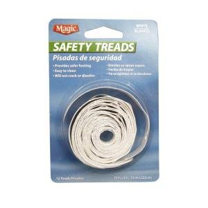 Magic Large Safety Tread for Tubs and Showers, White 12- PACK