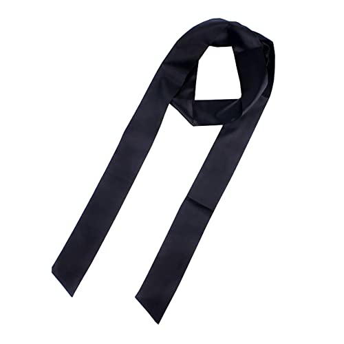 Satin Ribbon Belt Long Sash for Wedding Dress, Bridal Waist, Robe Replacement, Special Occasion Accessories for Women Girls - Black