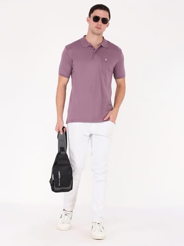 Image of Macroman M-Series Men's Solid Regular Fit T-Shirt