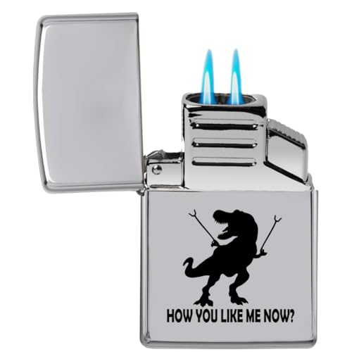 Encendedor Dual Flame Torch Dinosaurio T-Rex miniatura 1