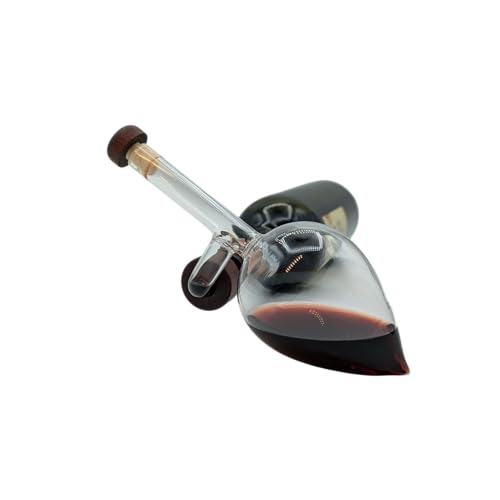 Gdl Wijnkaraf van mondgeblazen glas - Elegant woonaccessoire met wijnbeluchter - geraffineerde cadeau-ideeën, luxe wijnaccessoires voor liefhebbers en wijnliefhebbers - Afbeelding 4