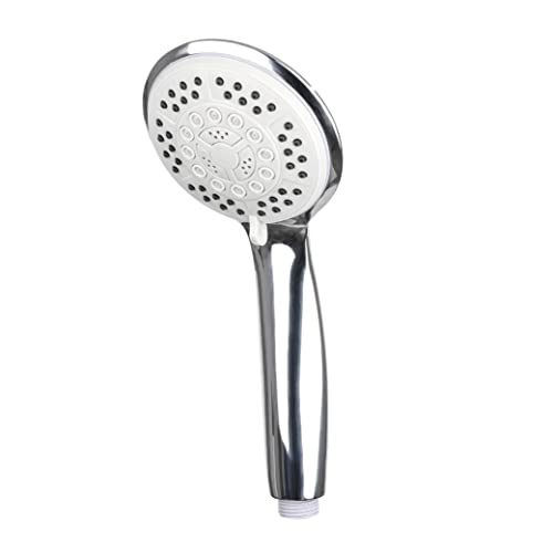 Home Treats Pommeau de douche puissant débit d'eau avec 5 modes d'économie d'eau pour douches et baignoires Retrait facile du calcaire (blanc) Cover