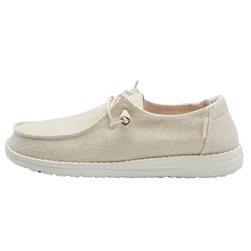 Image of Hey Dude Women's Wendy Lace-Up Loafers Comfortable & Lightweight Ladies Shoes Multiple Sizes & Colors