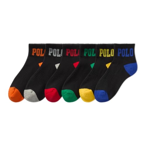 POLO RALPH LAUREN Boys' Performance Polo Logo Cushioned Quarter