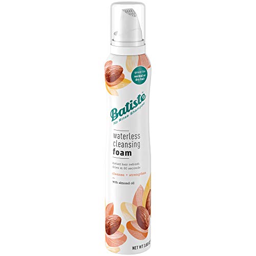 Batiste Waterless Cleansing Foam Cleanse and Strengthen with Almond Oil, 3.60 OZ
