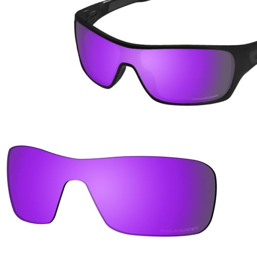 Image of SAUCER Premium Replacement Lenses & Nosepads for Oakley Turbine Rotor OO9307 | UV400 Protection, Anti-Scratch, Precise Fit