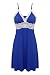 Ekouaer Women's Langerie Sleep Gown Nightshirt Plus Size,Blue,XL