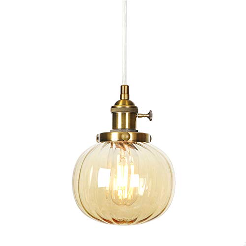 Lustre suspension en verre pour table de salle à manger et cuisine moderne