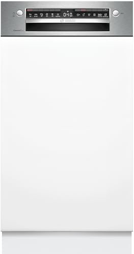 Série 4, Lave-vaisselle encastrable avec bandeau, 45 cm, Acier brossé, SPI4HMS13E