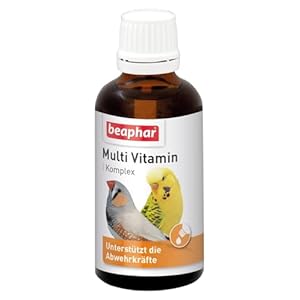 BEAPHAR – Multi Vitamin Komplex – Nahrungsergänzungsmittel Für Vögel – Für Alle Altersgruppen – Vitaminkomplex – Stärkt Die Widerstandsfähigkeit – 50 ml