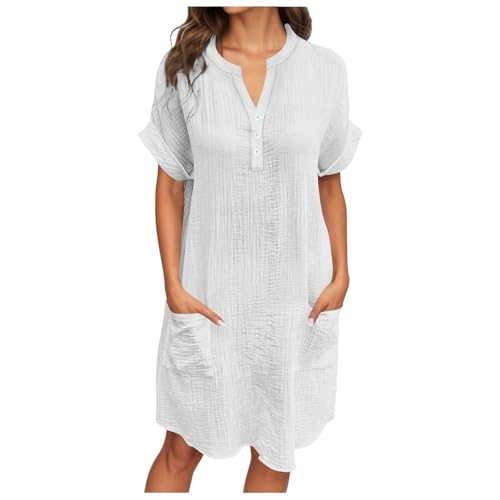 Robe de fête décontractée en lin la solution élégante anti-chaleur