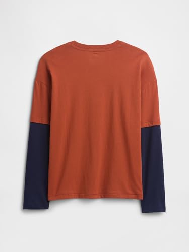 Image of GAP Boys' Long Sleeve Elevated Graphic