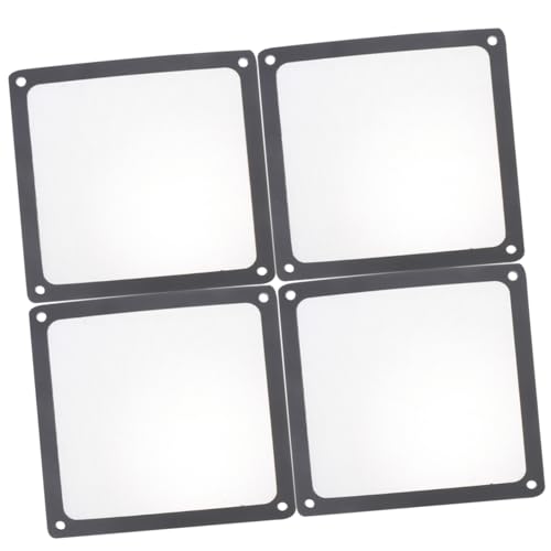 OSALADI 4pcs Computer Cover Mesh Fan Filter for Chassis Electronics Black Ultra-fine Against Overheating Noise for Home Computer Setup