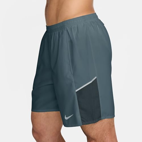 Image of Nike Mens Miler Dri Fit Brief Lined Running Shorts