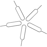 5-Pack Stainless Steel SIM Card Tray Ejector Pins - Universal Removal Tool for iPhone,iPad & Samsung Smartphones