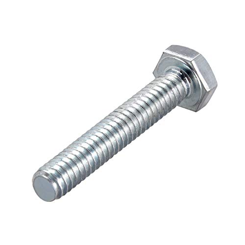 Image of uxcell Hex Head Screw Bolts Carbon Steel 1 /4 inch-20x1-1 /2 inch Fastener Grade 5 UNC 20pcs