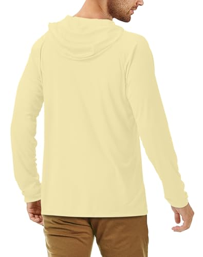 Image of Roadbox Mens Fishing Sun Hoodie, Long Sleeve UPF 50+ UV Protection Shirts