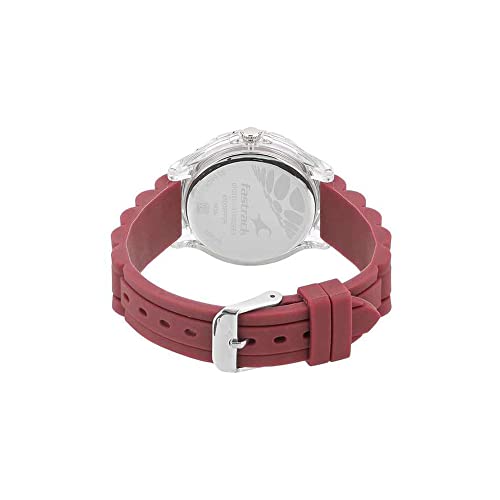Fastrack Red Dial Analog Watch For Women -NP68009PP06